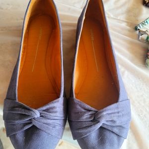 Report purple suede slip ons 9.5